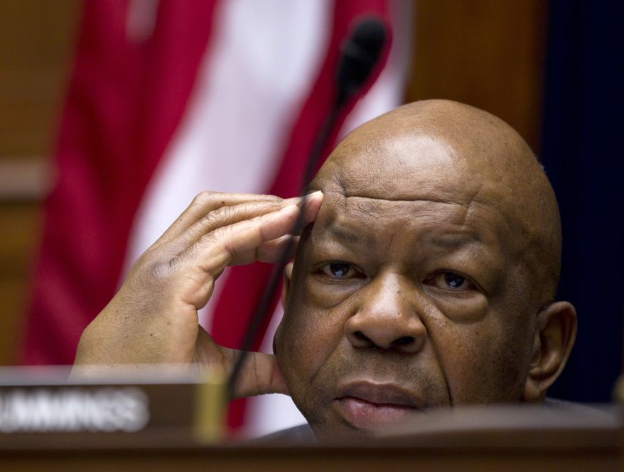 ** FILE ** Rep. Elijah Cummings of Maryland, ranking Democrat on the House Committee on Oversight and Government Reform. (AP Photo/Carolyn Kaster)