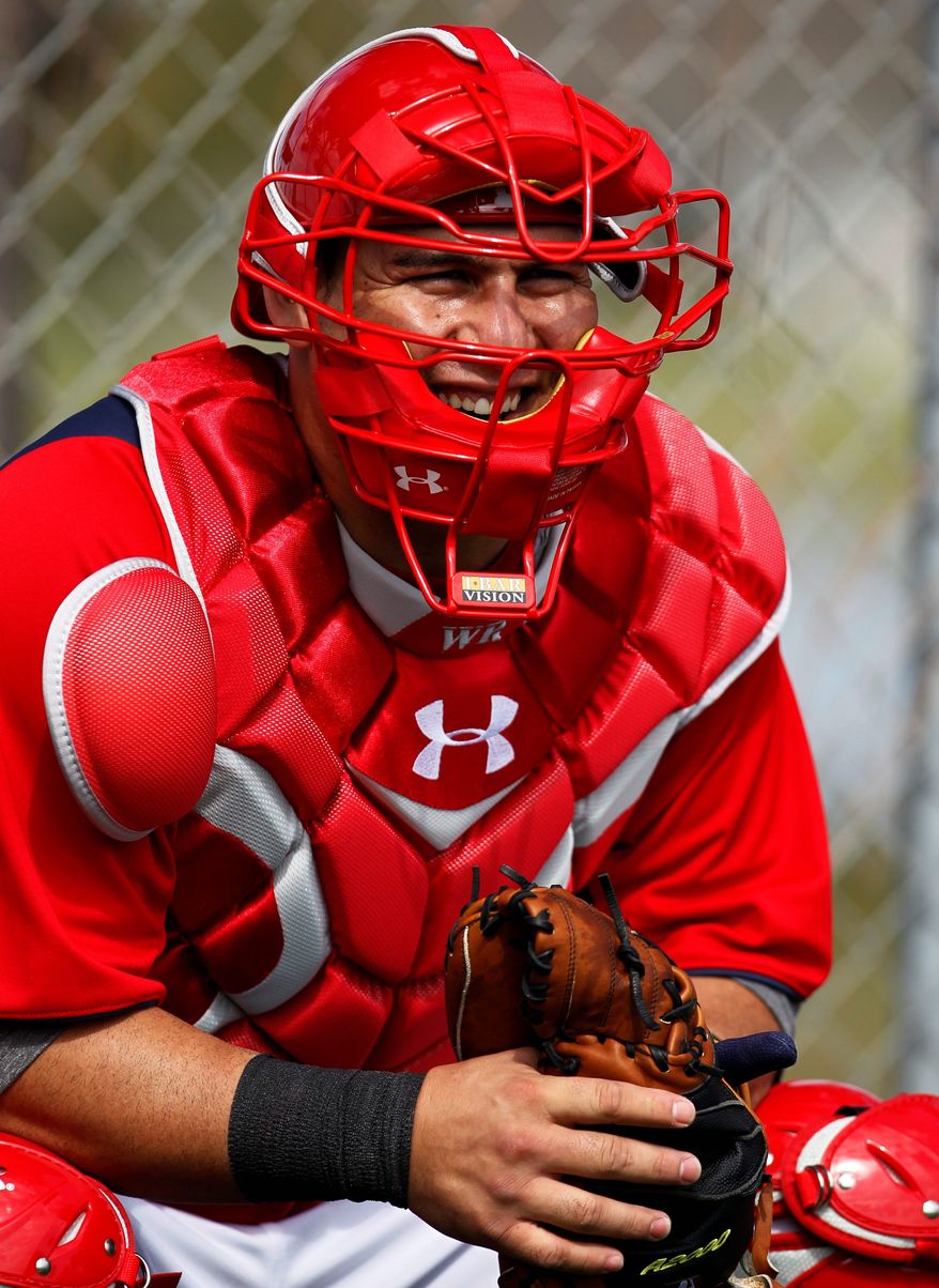 Nationals catcher Wilson Ramos batted .267 with 15 home runs and 52 RBI during his rookie season. (Associated Press)