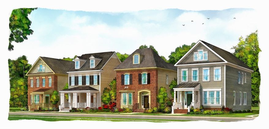 Miller & Smith is building 51 single-family homes at the Fells Point Collection at Maple Lawn in Fulton. The homes, which have four or five bedrooms, are priced from $559,990. Homeowner association fees are $183 per month.