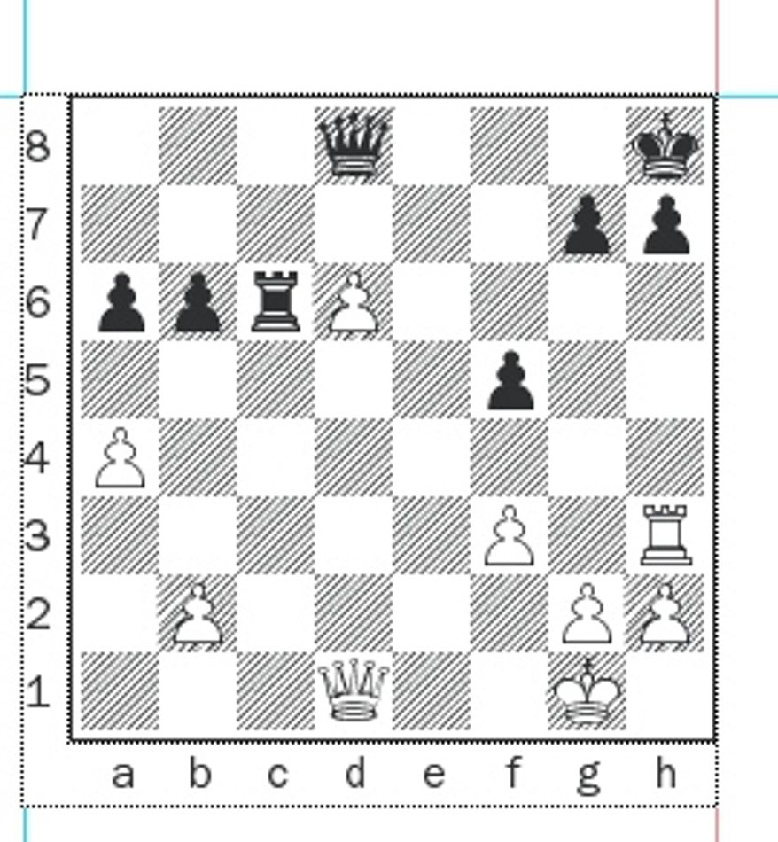 Gligoric-Averbakh after 34...Rc6.