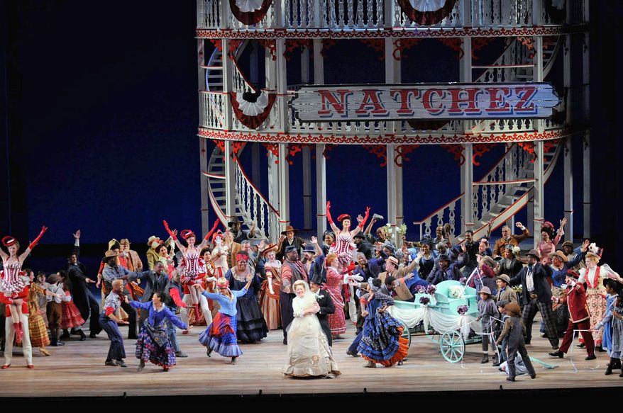 The Lyric Opera of Chicago stages "Show Boat" last month under the direction of Francesca Zambello. Washington National Opera will perform it next spring. (Photo courtesy Washington National Opera)