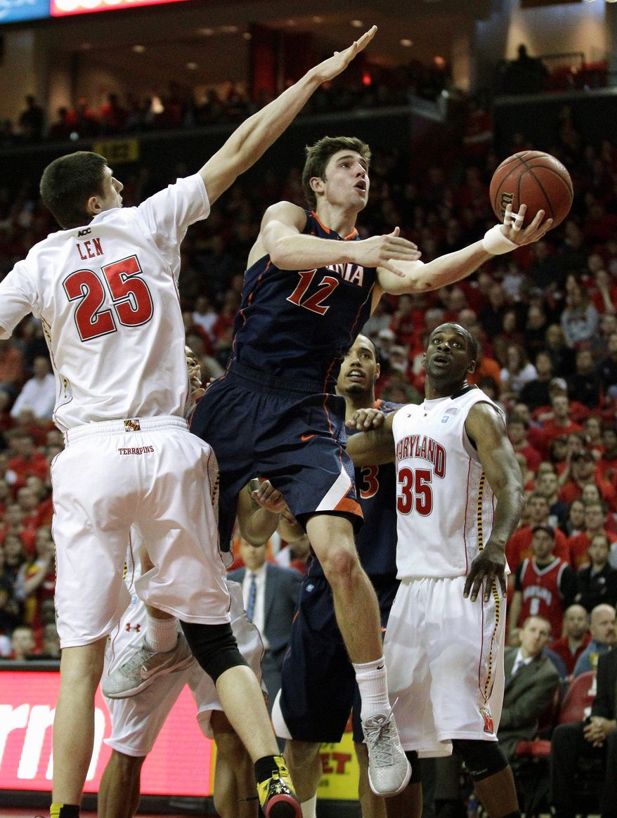 Virginia sophomore guard Joe Harris is second on the team in scoring with 11.5 points per game. (Associated Press)