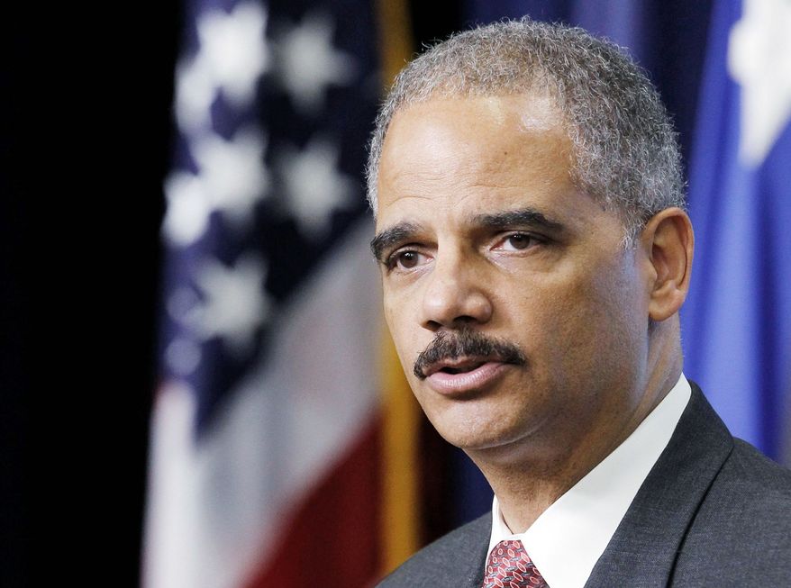** FILE ** Attorney General Eric H. Holder Jr. (Associated Press)