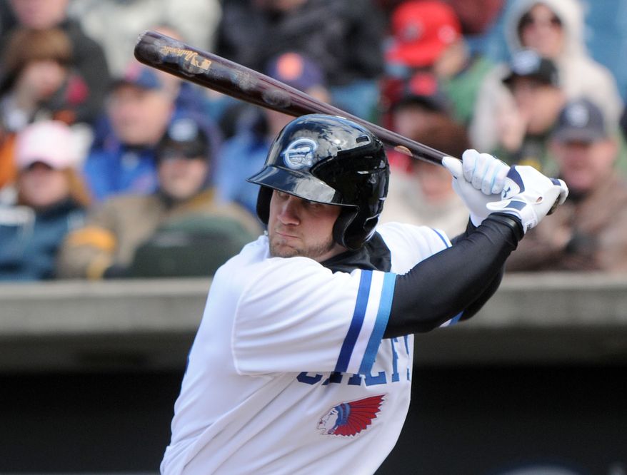 Bryce Harper is among many Washington Nationals to have played for the Triple-A Syracuse Chiefs on the way to the majors. (AP Photo/The Syracuse Newspapers, Dennis Nett)