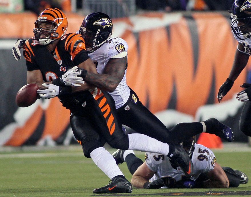 associated press
Baltimore linebacker Terrell Suggs was the NFL's Defensive Player of the Year last season. He collected 14 sacks and forced a franchise-record seven fumbles.