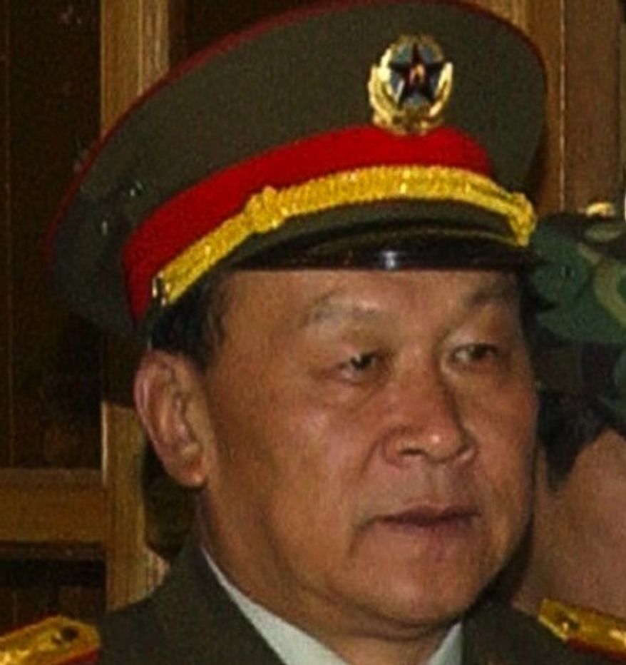 **FILE** Chinese Defense Minister Gen. Liang Guanglie (Associated Press)