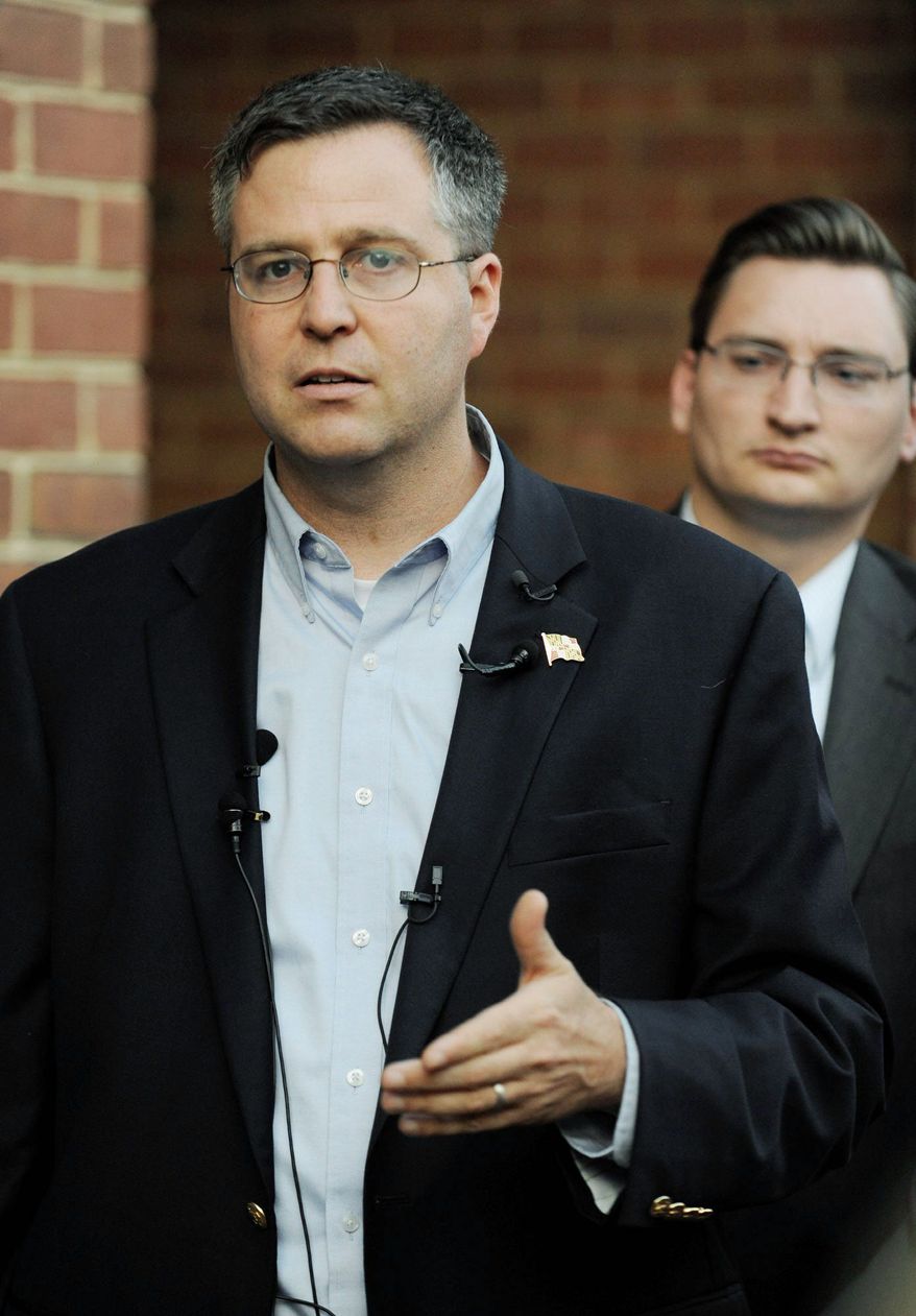 "We're in an all-out sprint. We know we've got a really important weekend ahead of us." - Maryland Delegate Neil C. Parrott, Washington Republican (Associated Press)