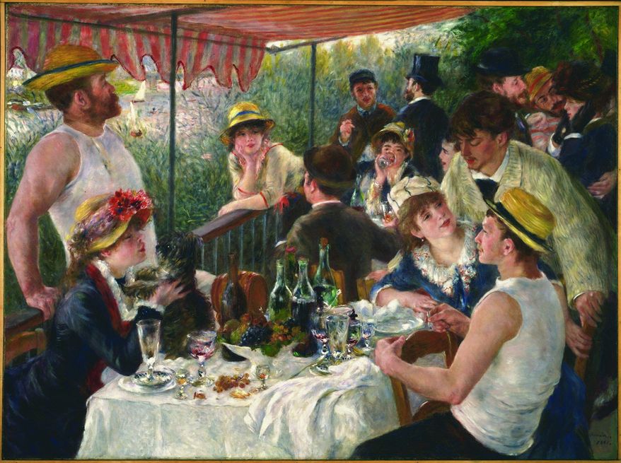 "Luncheon of the Boating Party" (1881) by Pierre-Auguste Renoir last left the Phillips Collection in 2002, when the gallery was being renovated. (Phillips Collection)