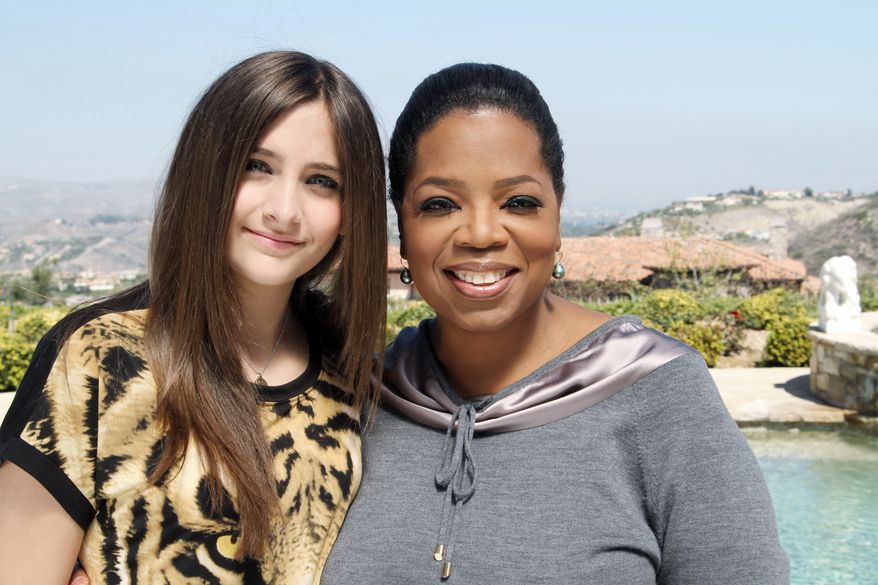 Oprah Winfrey will broadcast an interview with Paris Jackson, daughter of the late pop icon Michael Jackson, on Sunday. Ms. Winfrey interviewed Paris for "Oprah's Next Chapter," which can be seen on OWN. (Associated Press)