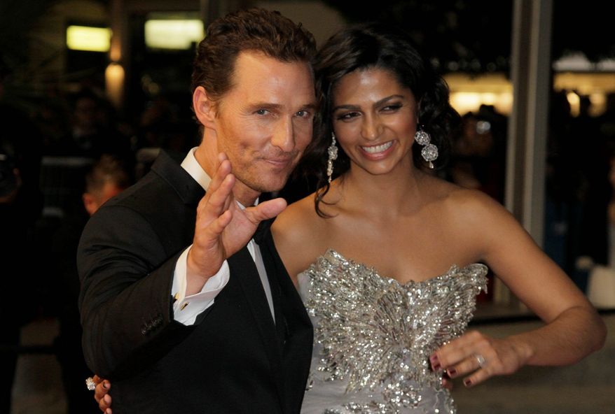 Actor Matthew McConaughey and Camilla Alves are husband and wife after getting married over the weekend. (Associated Press)