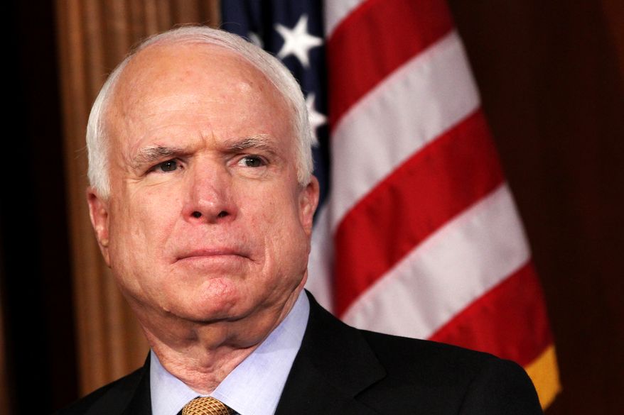 Sen. John McCain, Arizona Republican (Associated Press)