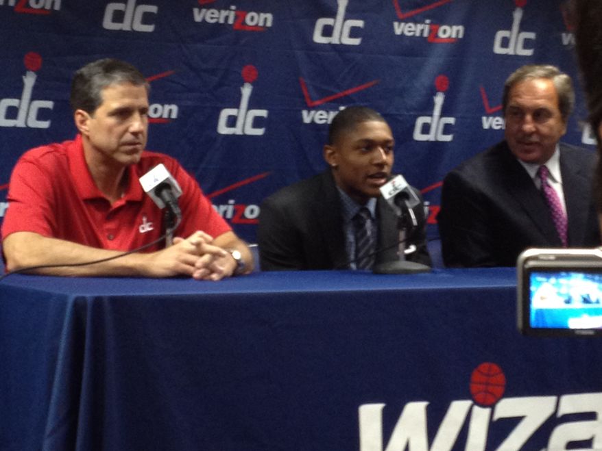 The Washington Wizards introduced their first round pick Bradley Beal in a news conference Friday