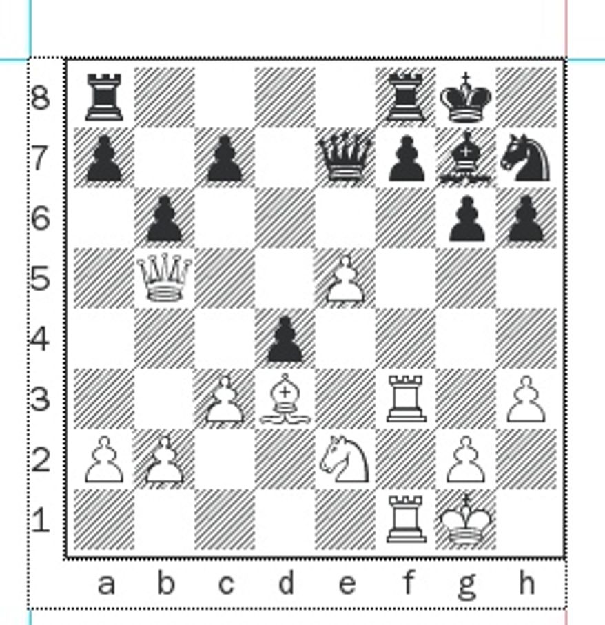 Fedoseev-Zubov after 18...Nh7.