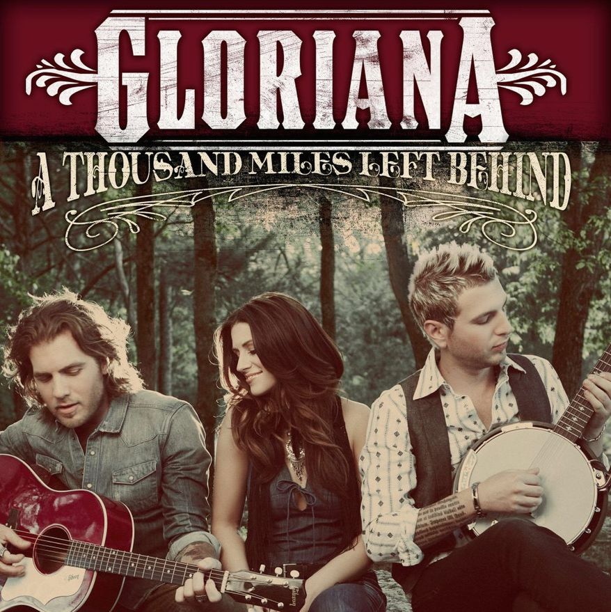 Album cover for Gloriana "A Thousand Miles Left Behind".