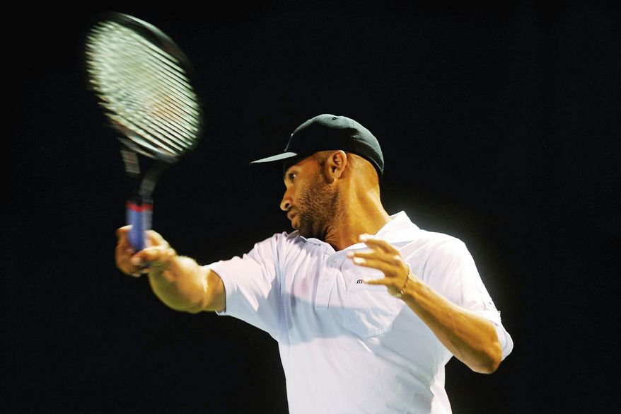 James Blake won the 2002 Legg Mason Classic at Rock Creek Park, defeating five-time tournament champion Andre Agassi along the way. (Ryan M.L. Young/The Washington Times)