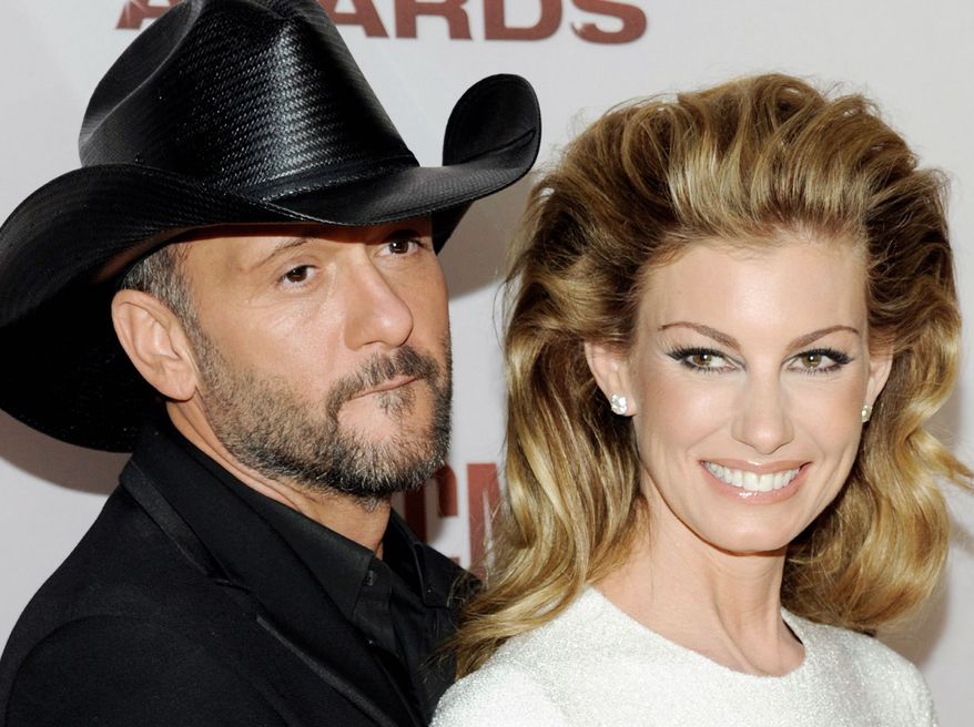 Starting Dec. 7, Tim McGraw and Faith Hill will do a 10-weekend run of shows in Las Vegas, the first time in six years they will perform together in the U.S. (Associated Press)