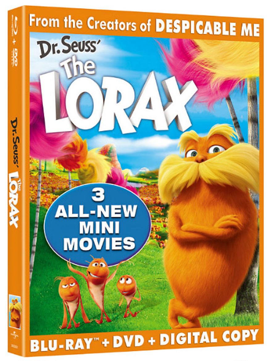 The Blu-ray release, Dr. Seuss' The Lorax