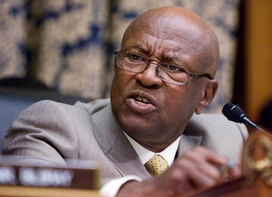 ** FILE ** In this July 8, 2009, file photo, Rep. Edolphus Towns, D-N.Y., speaks during a committee hearing on Capitol Hill, in Washington. (AP Photo/Manuel Balce Ceneta, File)