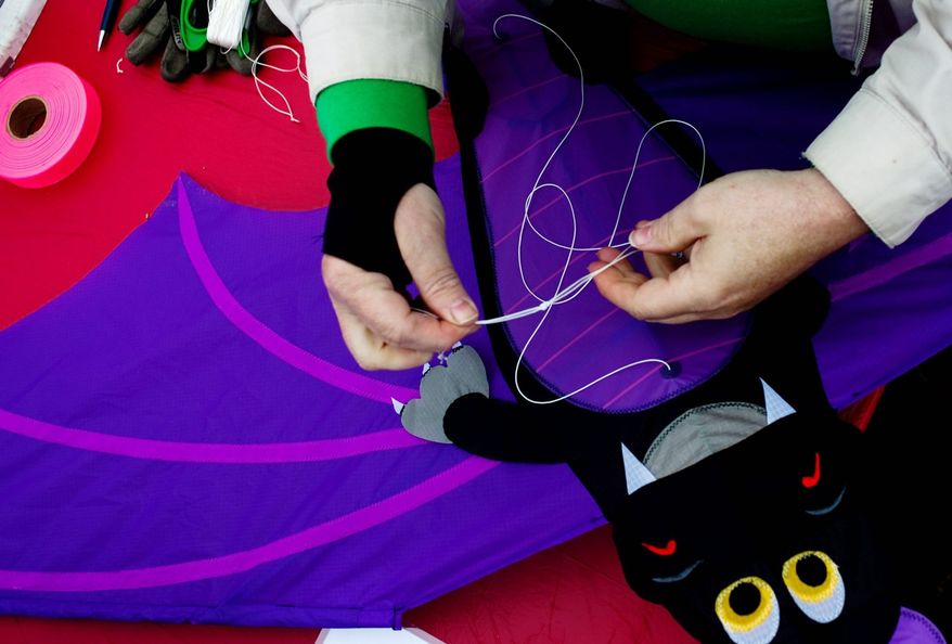 The College Park Aviation Museum will host a kite-building workshop Saturday. (Drew Angerer/The Washington Times)