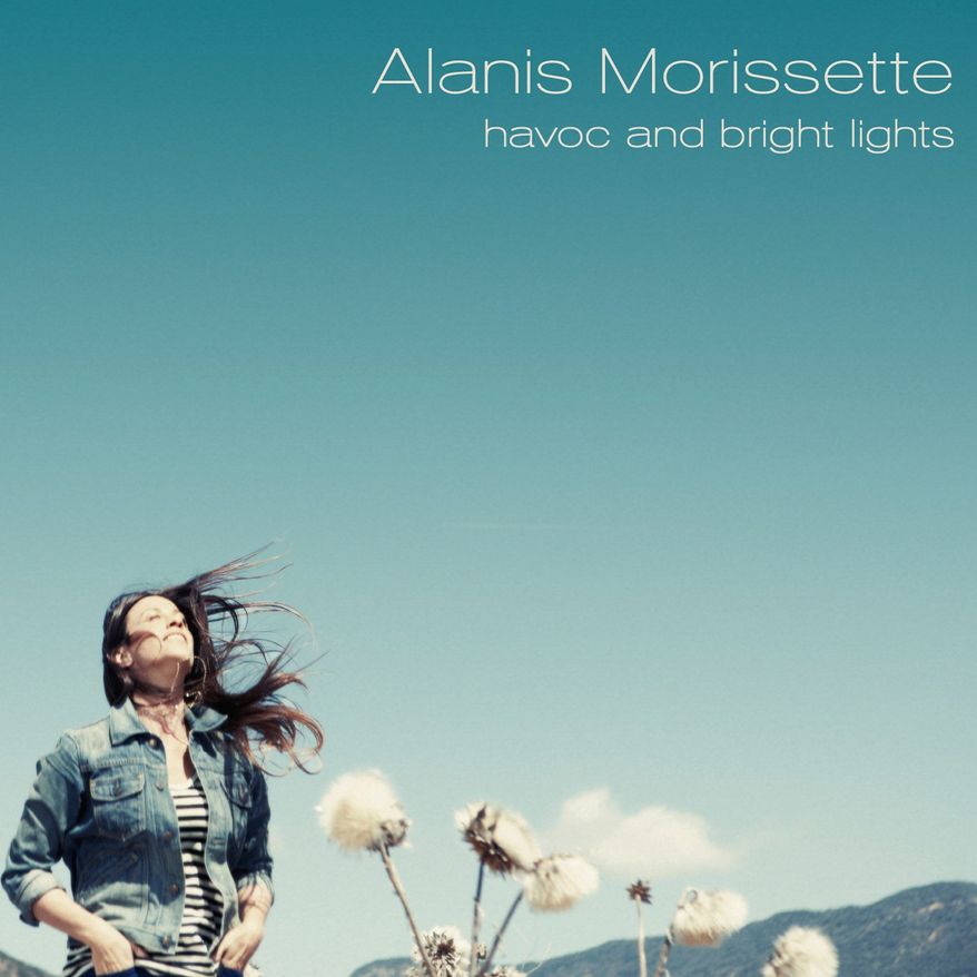 Album cover for Alanis Morissette "Havoc and Bright Lights".
