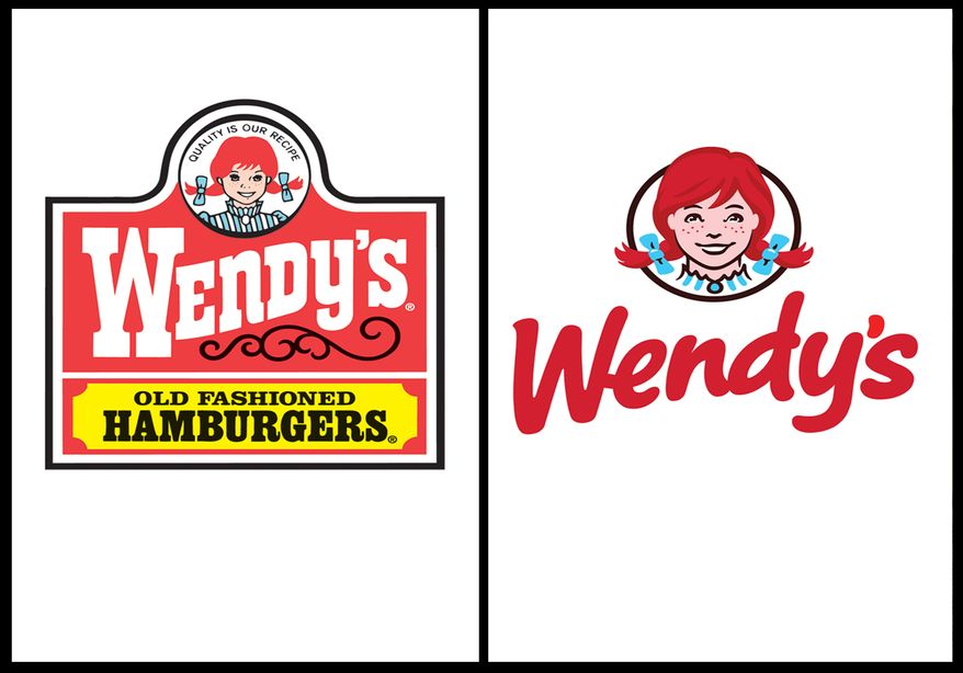Wendy's has updated its logo in an effort to signal its ongoing transformation into a higher-end hamburger chain. (AP Photo/Wendy's)