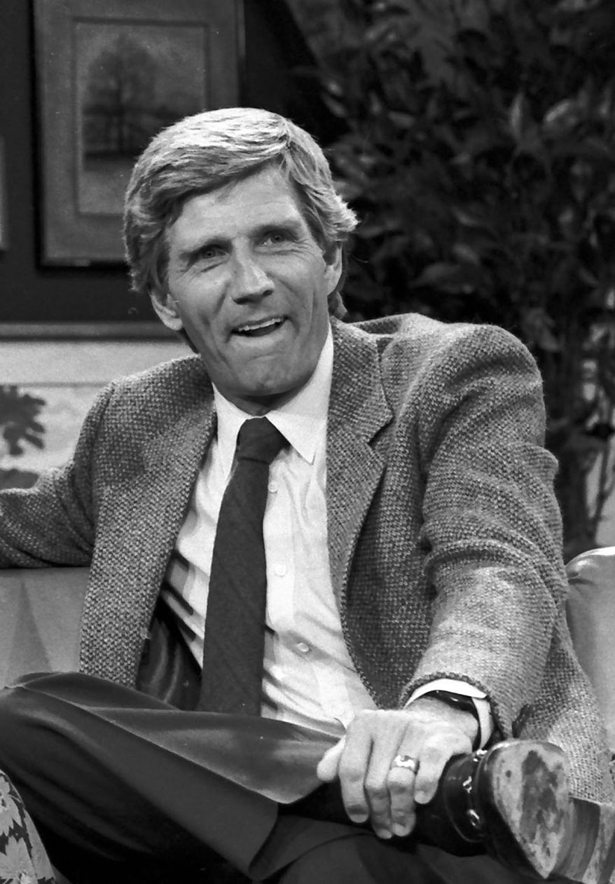 Actor and TV host Gary Collins is pictured in 1982. (AP Photo)