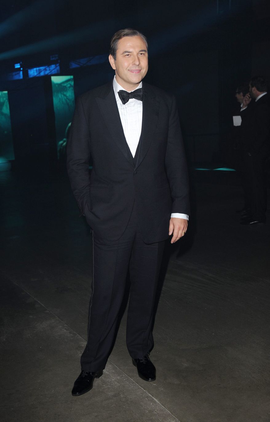 David Walliams poses at the "Skyfall" premiere after party at Tate Modern on Tuesday, Oct. 23, 2012 in London. (Photo by Stewart Wilson/Invision/AP)