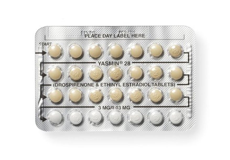 **FILE** This undated image provided by Bedsider.org shows a package of estrogen/progestin birth control pills. (AP Photo/Bedsider.org)