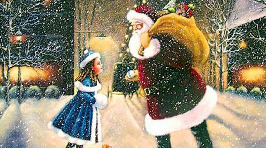 On Sept. 21, 1897, an 8-year-old girl named Virginia O'Hanlon became a Christmas celebrity when the New York Sun published her letter inquiring into the authenticity of Santa Claus. In what would become the most reprinted newspaper editorial in history, Francis Pharcellus Church wrote, "Yes, Virginia, there is a Santa Claus." On Saturday at the Newseum, Santa Claus lives as Church predicted.