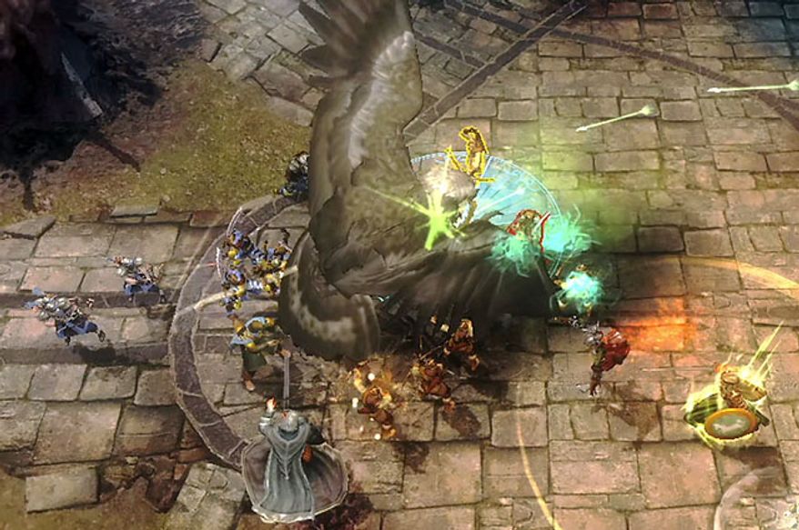 Conjur powerful creatures in the video game Guardians of Middle-earth.