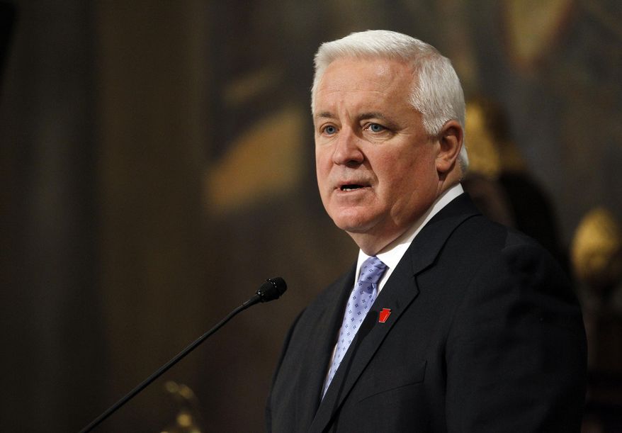 Pennsylvania Gov. Tom Corbett (AP Photo/Matt Rourke)