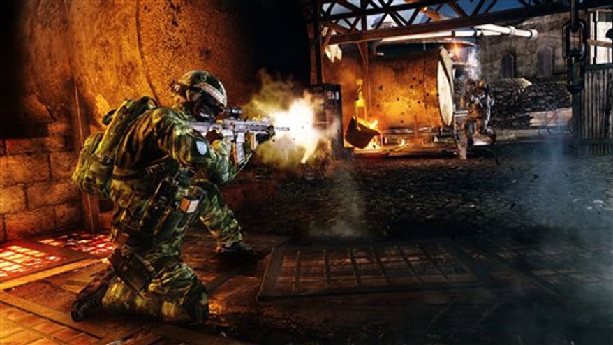 This undated publicity photo released by Electronic Arts Inc. shows the downloadable "Zero Dark Thirty" map pack for the "Medal of Honor: Warfighter" video game.