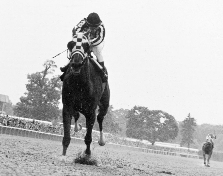 Triple Crown-winner Secretariat captured the Belmont by 31 lengths in 1973. (Associated Press)
