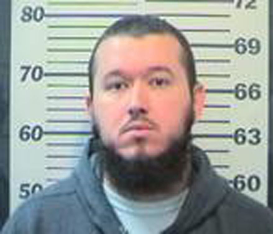 Randy "Rasheed" Wilson of Mobile, Ala., is charged with plotting to join violent international jihad. (AP Photo/Mobile County-Metro Jail via AL.com)