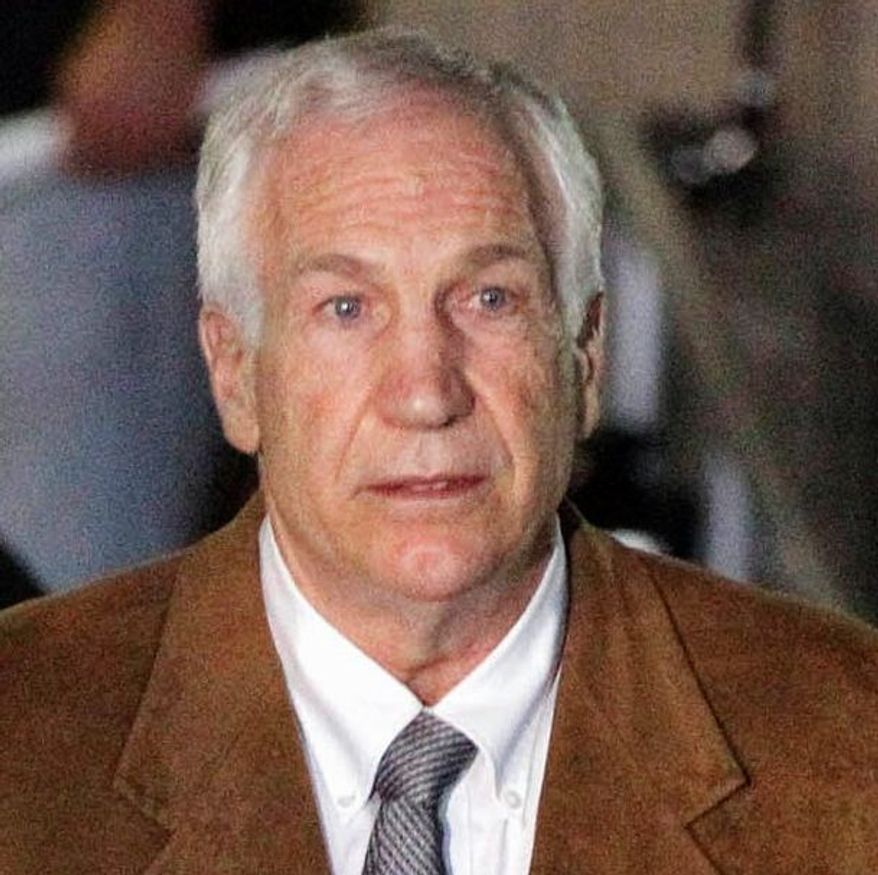 Former Penn State assistant football coach Jerry Sandusky was convicted of multiple sexual assaults. (Associated Press)