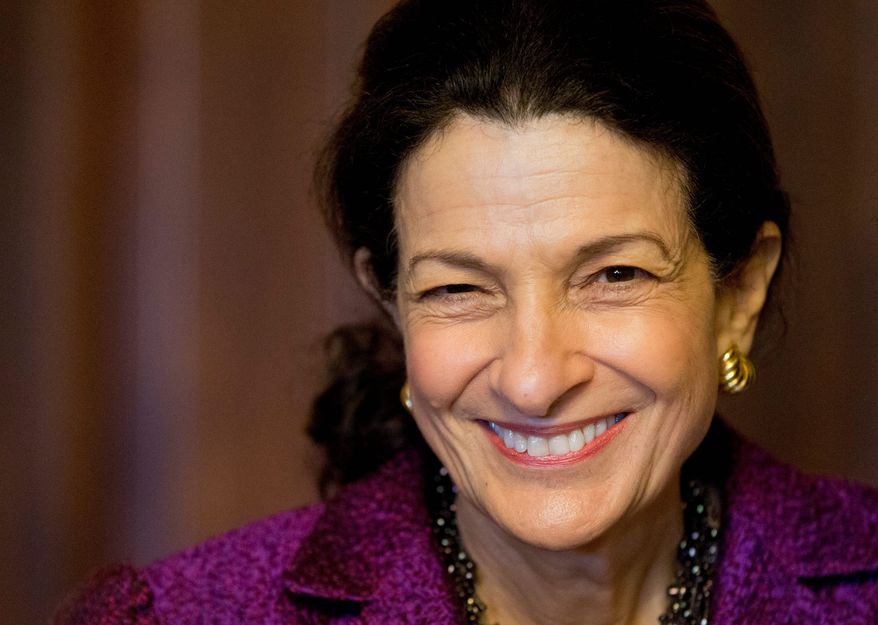 ** FILE ** Former Sen. Olympia J. Snowe has been known as a fiery fighter for her causes but also as a legislator skilled in the art of building consensus. She chose not to run for another term. (Associated Press)