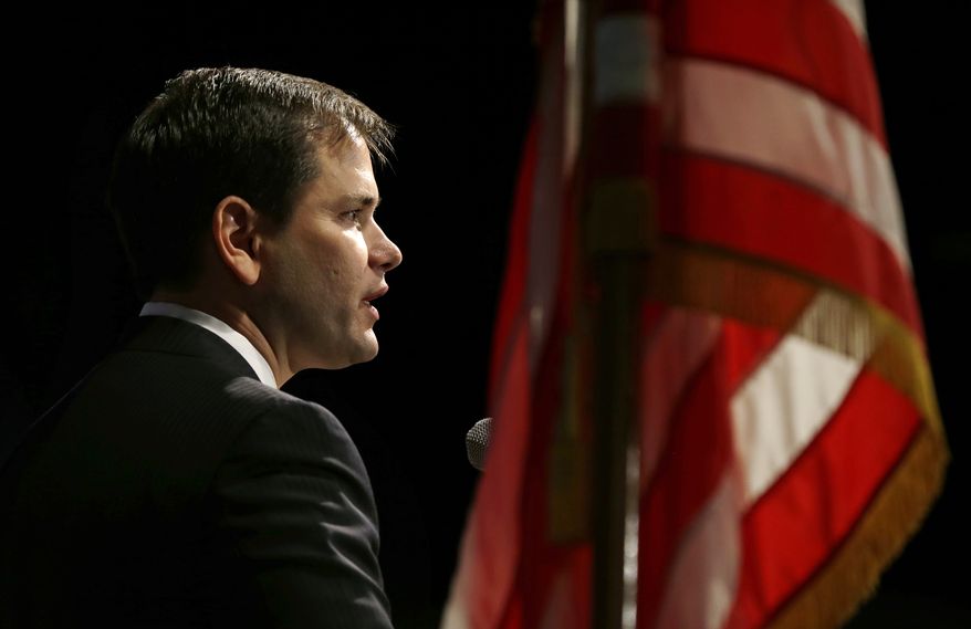** FILE ** Sen. Marco Rubio, Florida Republican. (Associated Press)