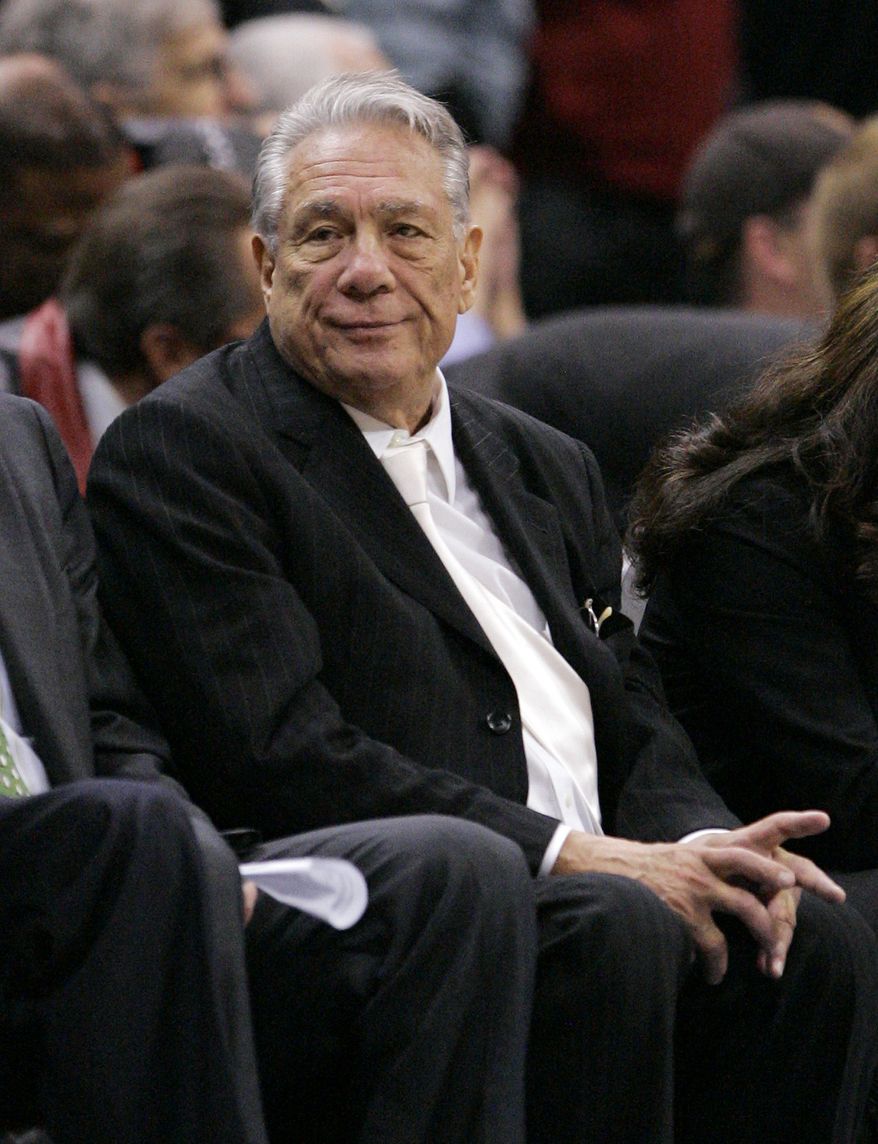 FILE - This Jan. 9, 2008 file photo shows Los Angeles Clippers owner Donald Sterling during an NBA basketball game in Los Angeles. Sterling's son has been found dead of a possible drug overdose in Malibu, Calif. Los Angeles County coroner's Lt. Larry Dietz says 32-year-old Scott Ashley Sterling was found dead Tuesday night, Jan. 1, 2013, at a home on Pacific Coast Highway. (AP Photo/Mark J. Terrill,File)