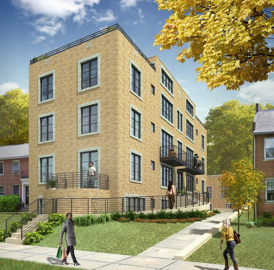 Arthur Tsiamis is building nine condominiums at North View in Glover Park. The homes range in size from 830 to 1,720 finished square feet and are priced from $529,900 to $899,900. Five parking spaces also are available, priced at $35,000 each.