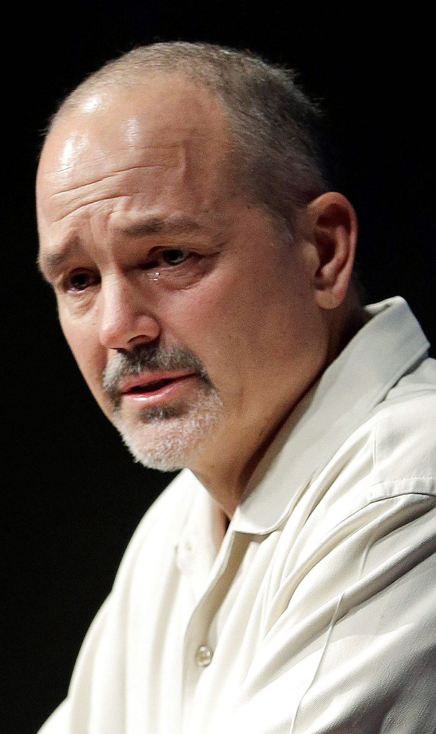 Indianapolis Colts head coach Chuck Pagano speaks during a news conference Monday, Dec. 24, 2012, in Indianapolis. Pagano returns to the team after undergoing successful leukemia treatment. (AP Photo/Darron Cummings)