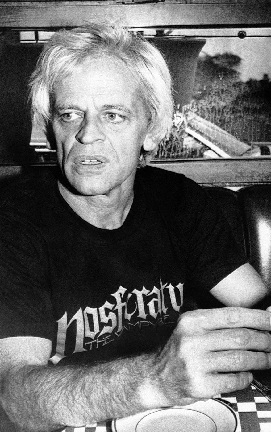 German actor Klaus Kinski is pictured in 1979, when he was going to play Count Dracula in the film "Nosferatu the Vampyre." (AP Photo/Thanh My Huynh)