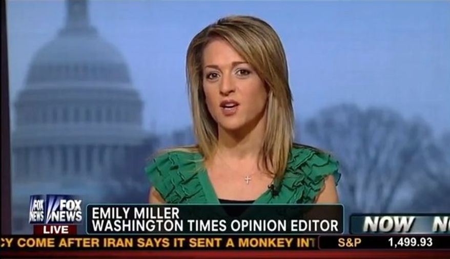 Emily Miller on Fox News. Feb. 4, 2013