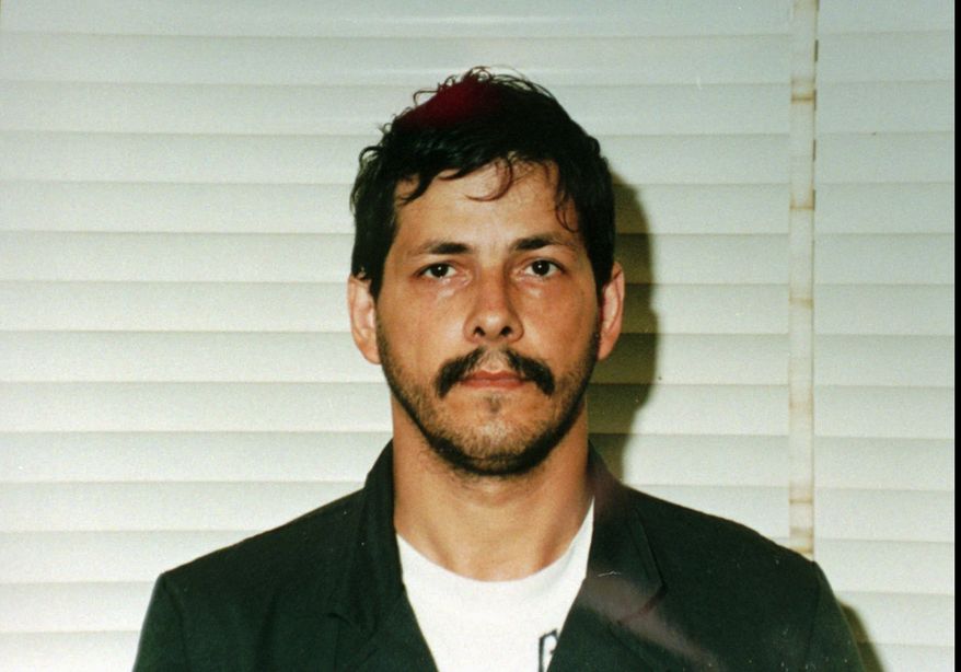 Pedophile killer Marc Dutroux is pictured in 1996. (AP Photo/Belgian Police)