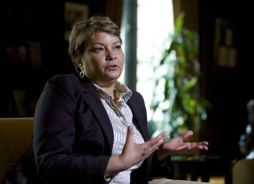 **FILE** Former Environmental Protection Agency Administrator Lisa P. Jackson (Associated Press)