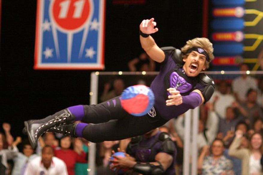 ** FILE ** Ben Stiller stars in 2004's "Dodgeball: A True Underdog Story." (Associated Press)