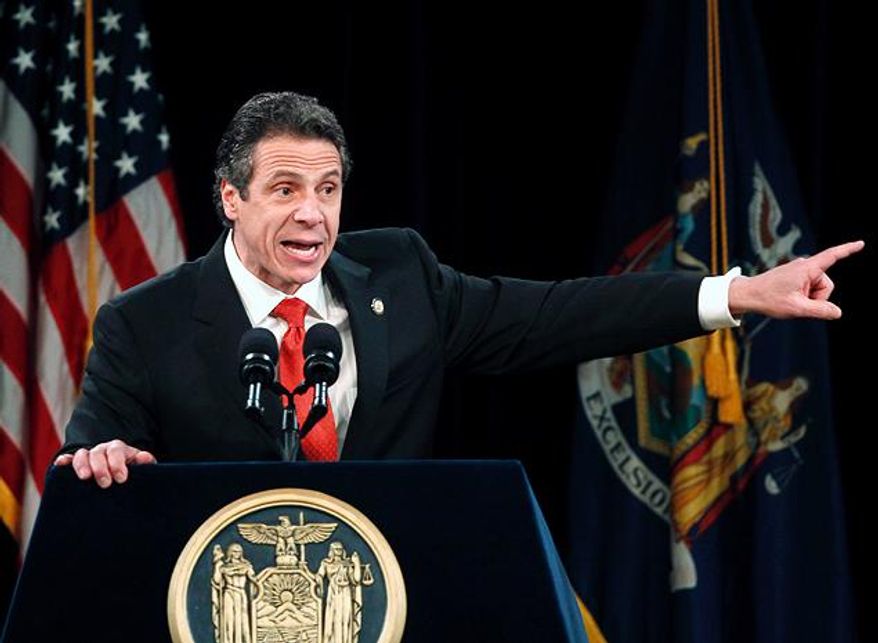 New York Gov. Andrew Cuomo (Associated Press)