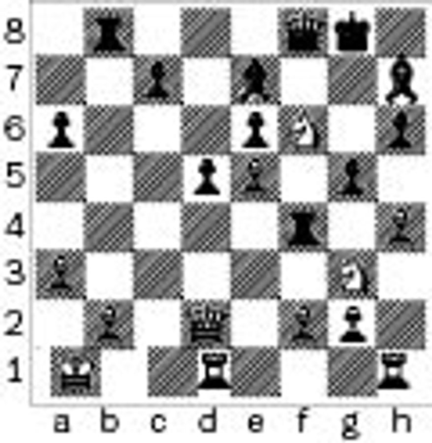 Simpson-Ardaman after 22. Nf6+.