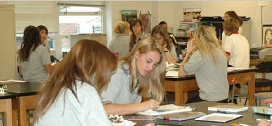 Students study at Paul VI Catholic High School, which was recently threatened in an online forum with a Boston Massacre-style terror attack. (Image: PaulVI.net)