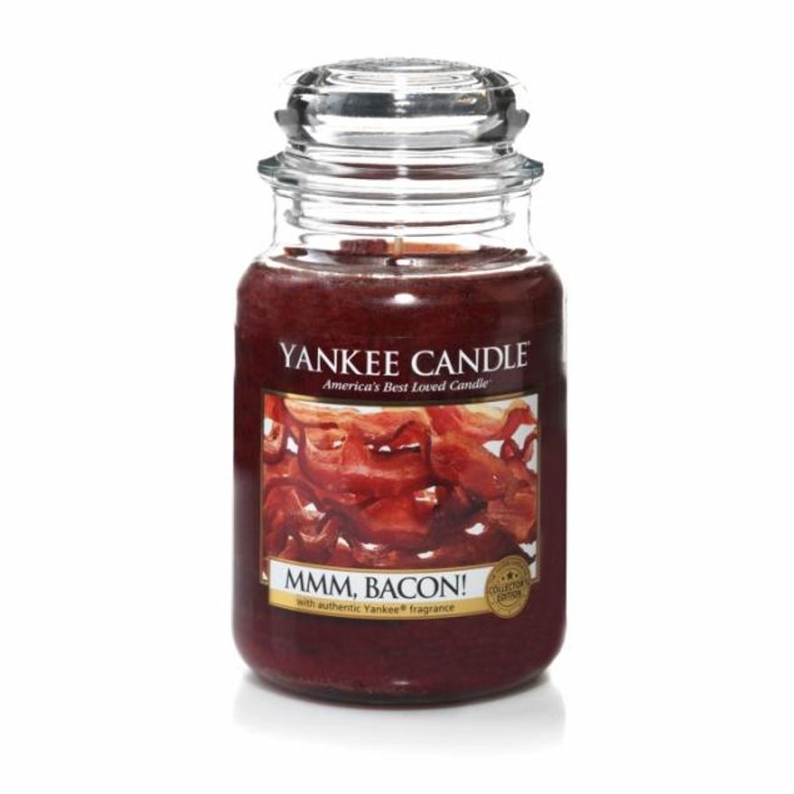 Perhaps bacon scented candles could ease partisan tension. (image from Yankee Candles)