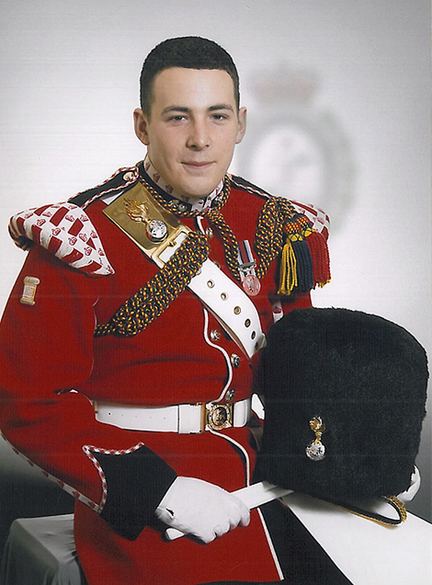 Drummer Lee Rigby of the 2nd Battalion of the Royal Regiment of Fusiliers was attacked and killed on Wednesday, May 22, 2013, near his barracks in the Woolwich section of London. (AP Photo/Ministry of Defence)